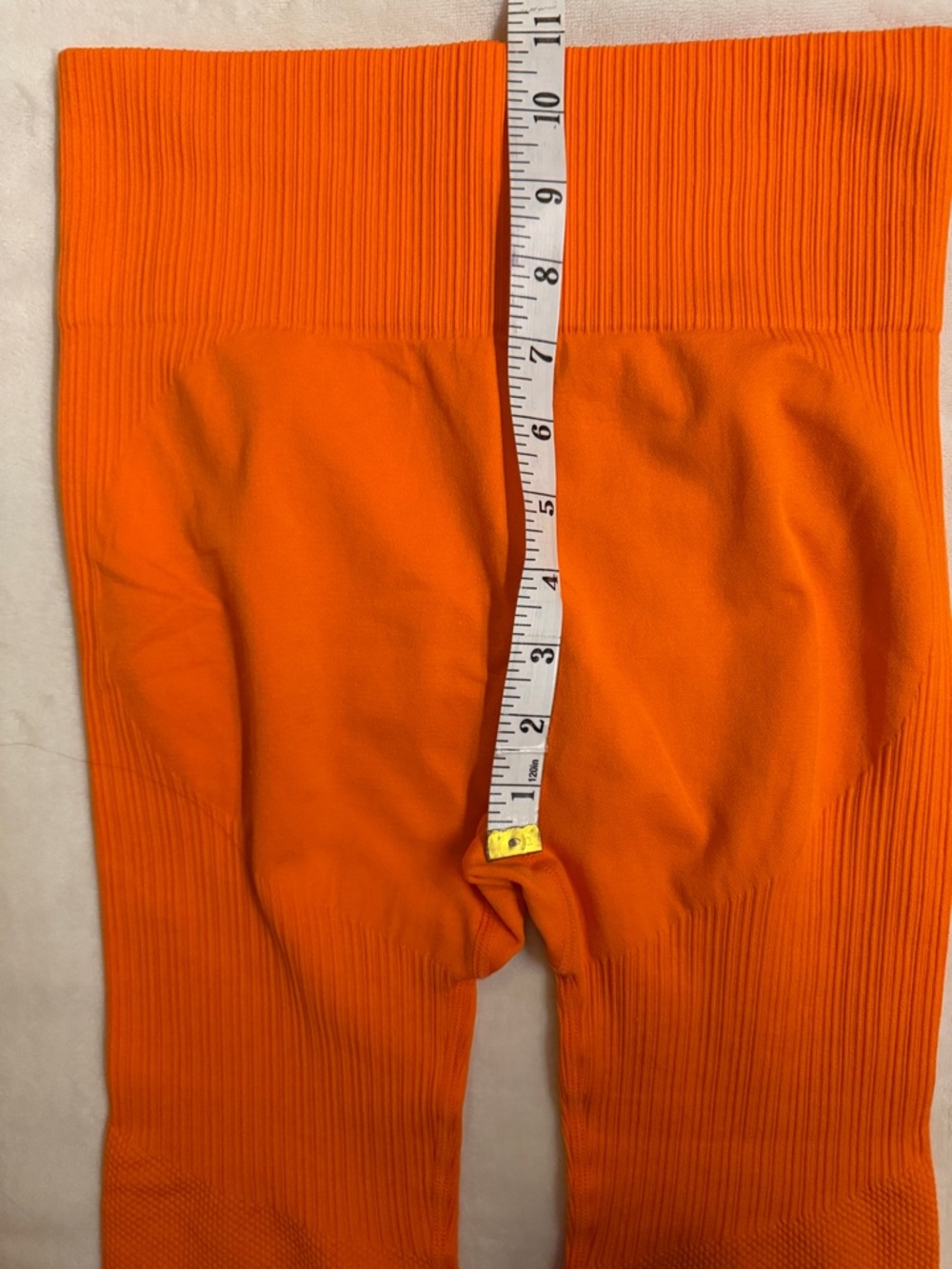 Bright Orange Seamless Leggings - Picture 5 of 6